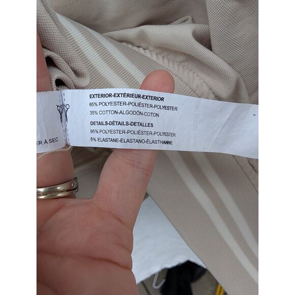 Denim & Flower Ricky Singh Mens Oxford Bomber Jacket XL Sand Lightweight - Picture 3 of 5